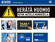 Tablet Screenshot of oulu-suorajakelu.fi